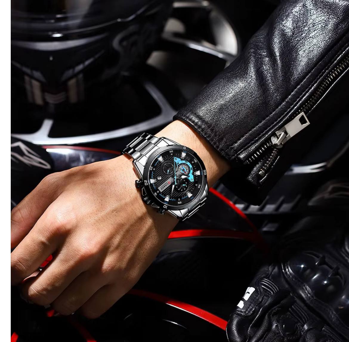 🕒Montre de Luxe Abordable – CURREN 8402 pour Homme