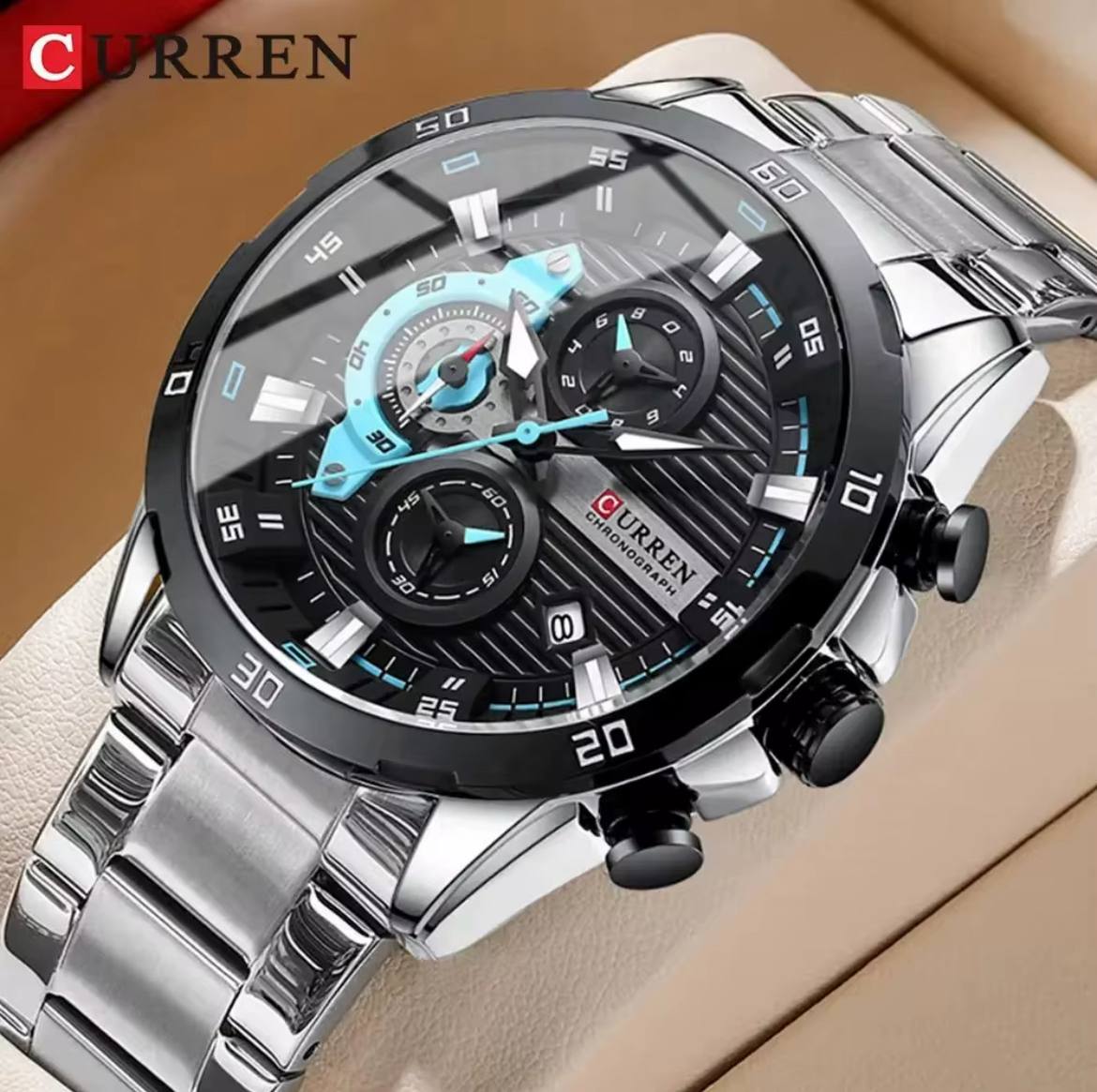 🕒Montre de Luxe Abordable – CURREN 8402 pour Homme